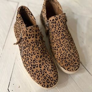 Giani Bernini Leopard Print Ankle Boots
